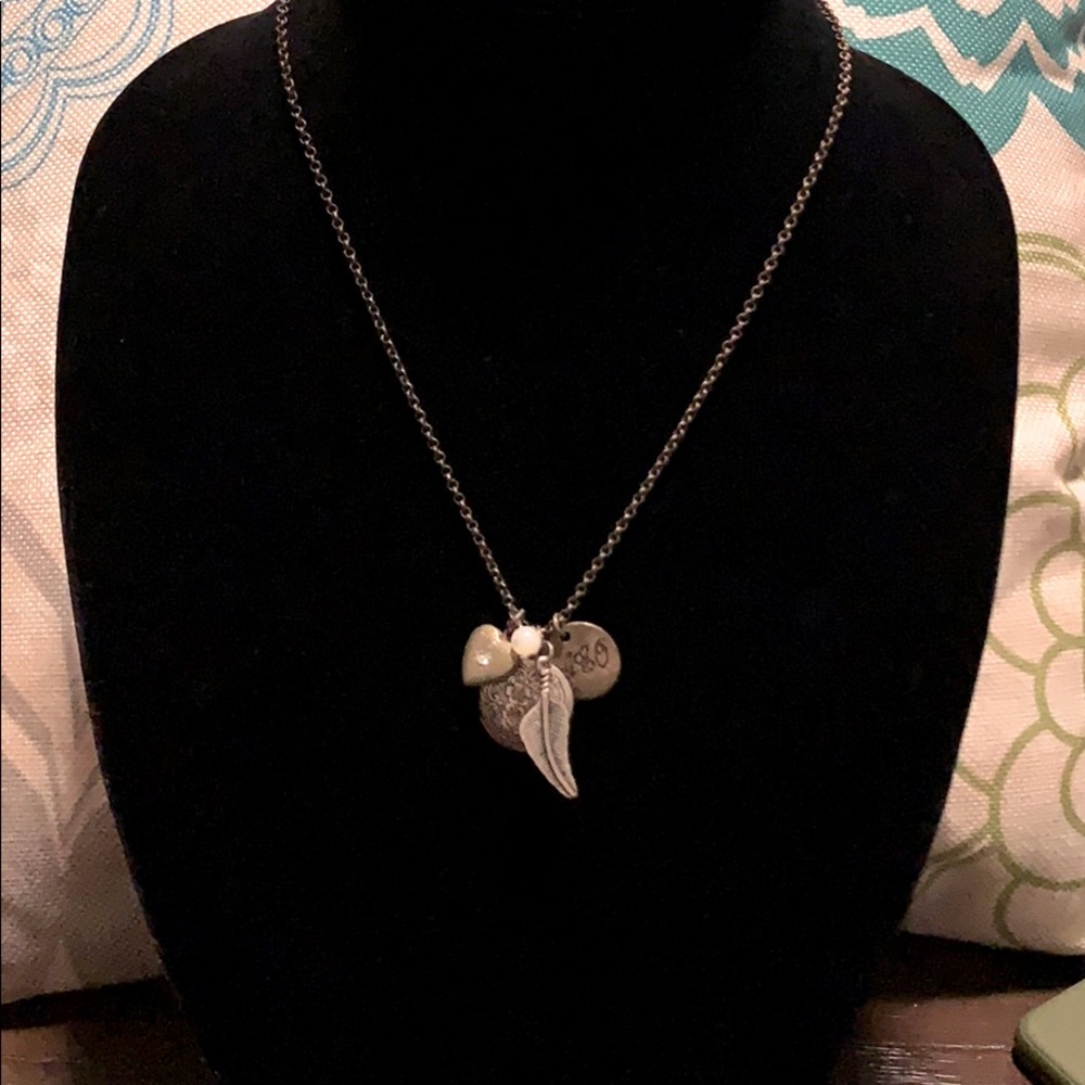 AEO Double Locket Necklace